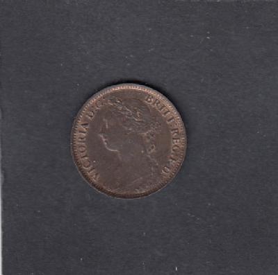 Beschrijving: 1 Farthing  VICTORIA